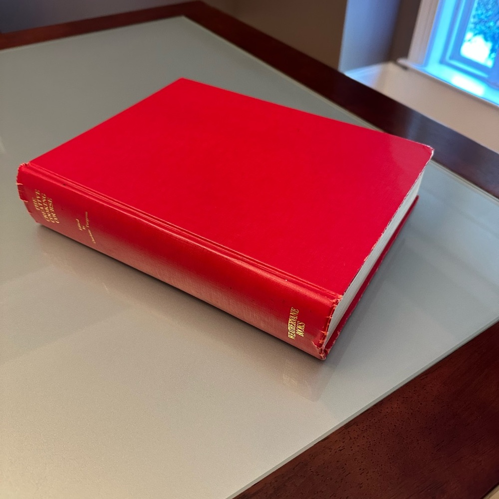 Gun Storage red hardcover Book